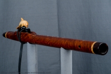 Redwood Burl Native American Flute, Minor, Mid G-4, #J27J (7)